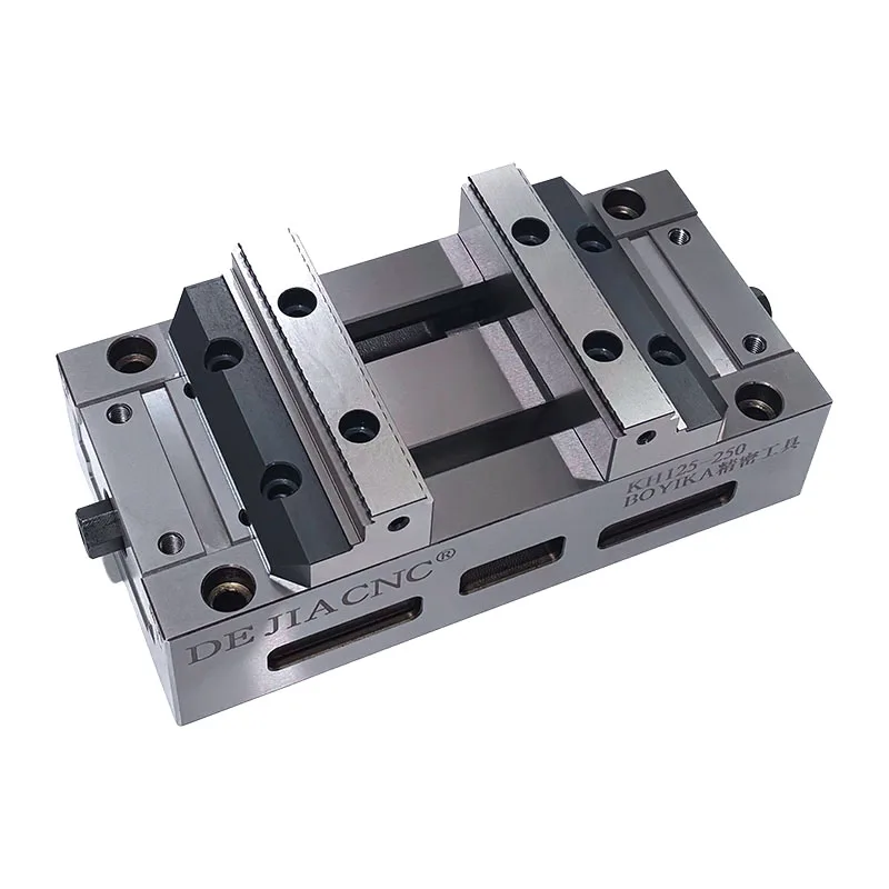 

KH125-250 Precision Modular 5-Axis Vise Self-Centering Workholding For CNC Milling & Turning