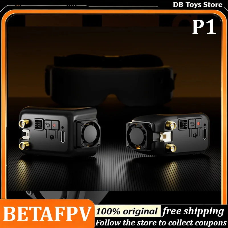 BETAFPV P1 HD VTX & VRX Combo Matrix1S Brushless Flight Controller 1080P 60fps Digital FPV System for SKYZONE FatShark Goggles