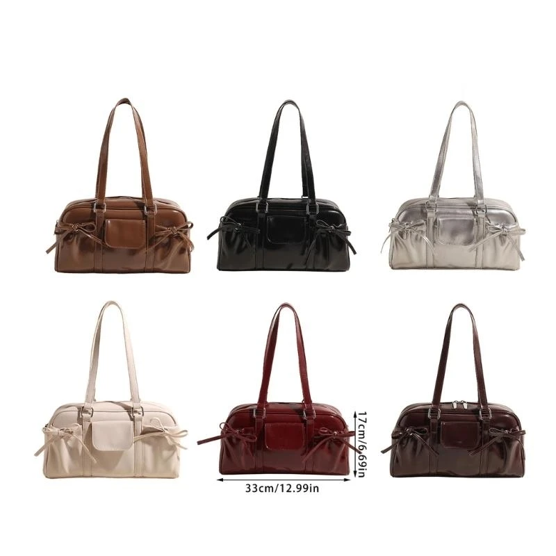 

A3PE Stylish Armpit Bag Retro Korean Shoulder Bag for Daily Commute and Social Event Lightweight and Practical Underarm Purse