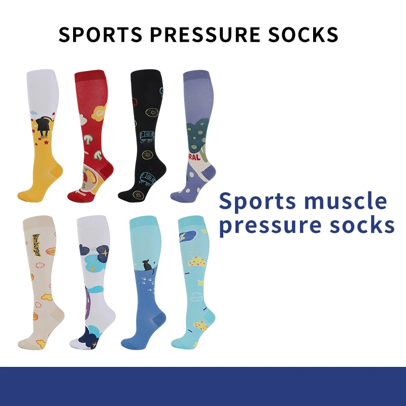 Medical Compression Socks Varicose Veins Sports Socks Running Cycling Blood Circulation Anti Fatigue Long Tube Elastic Socks New