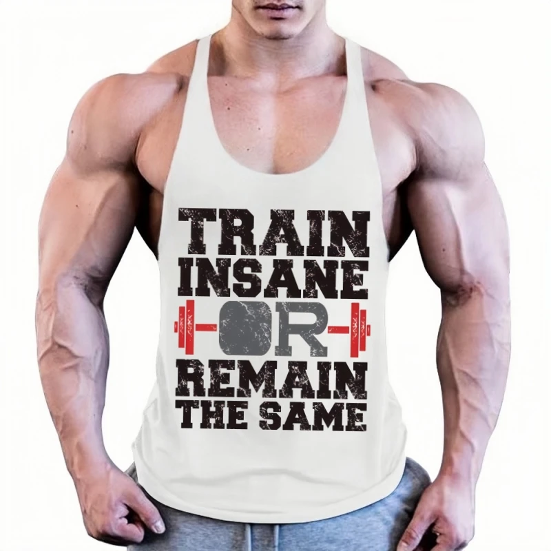 

New Bodybuilding Fitness Tank Top Men Cotton Sleeveless Stringer Vest Enhance Gyms Workout Athletic Training Muscle Undershirt