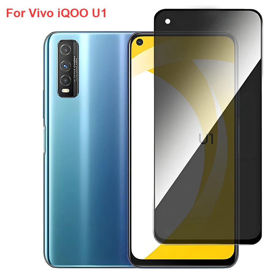 

For Vivo iQOO U1 V2023A Anti Spy Privacy Tempered Glass Screen Protector Compatible For Vivo iQOOU1 Full Cover Screen Phone Film