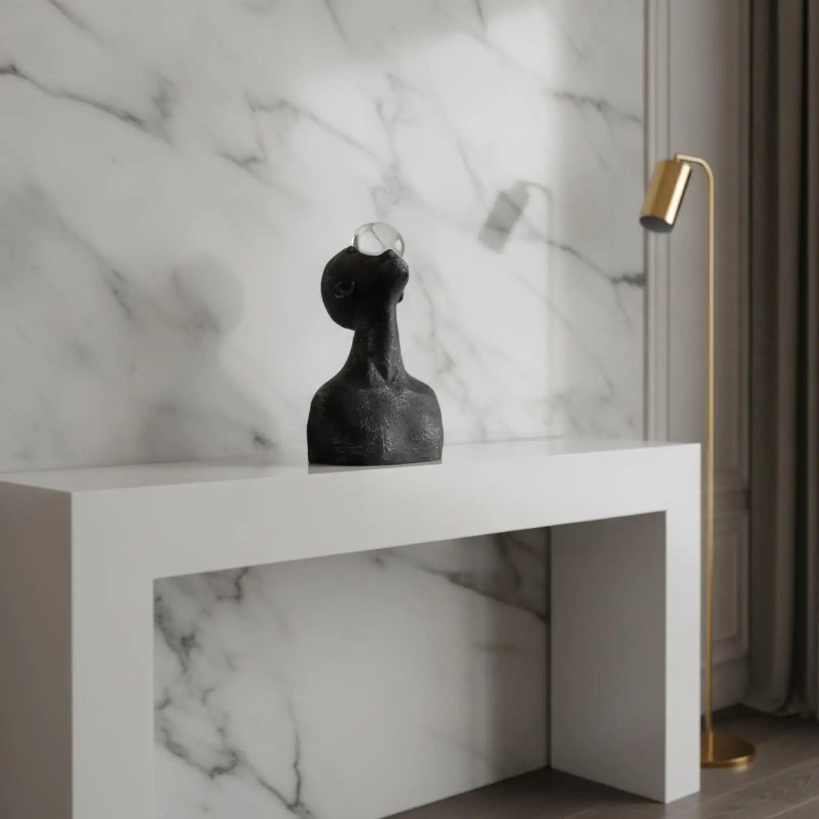 Abstract Human Figure Sculpture Minimalist Human Sculpture Modern Sculptural Figurine for Interior Designers, Art Collectors,