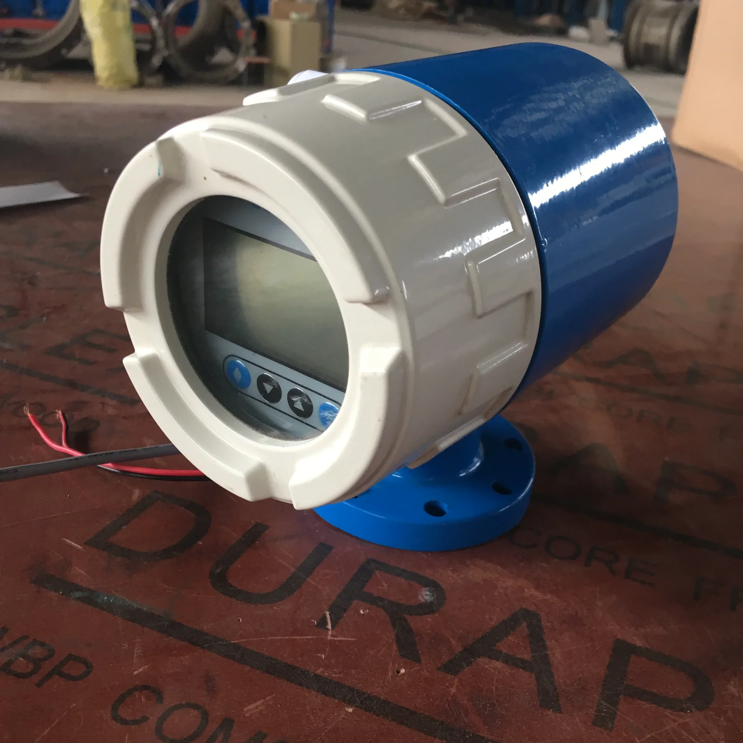 Cheap AC220V DC24V electric digital pulse RS485 output converter water electromagnetic flow meter transmitter