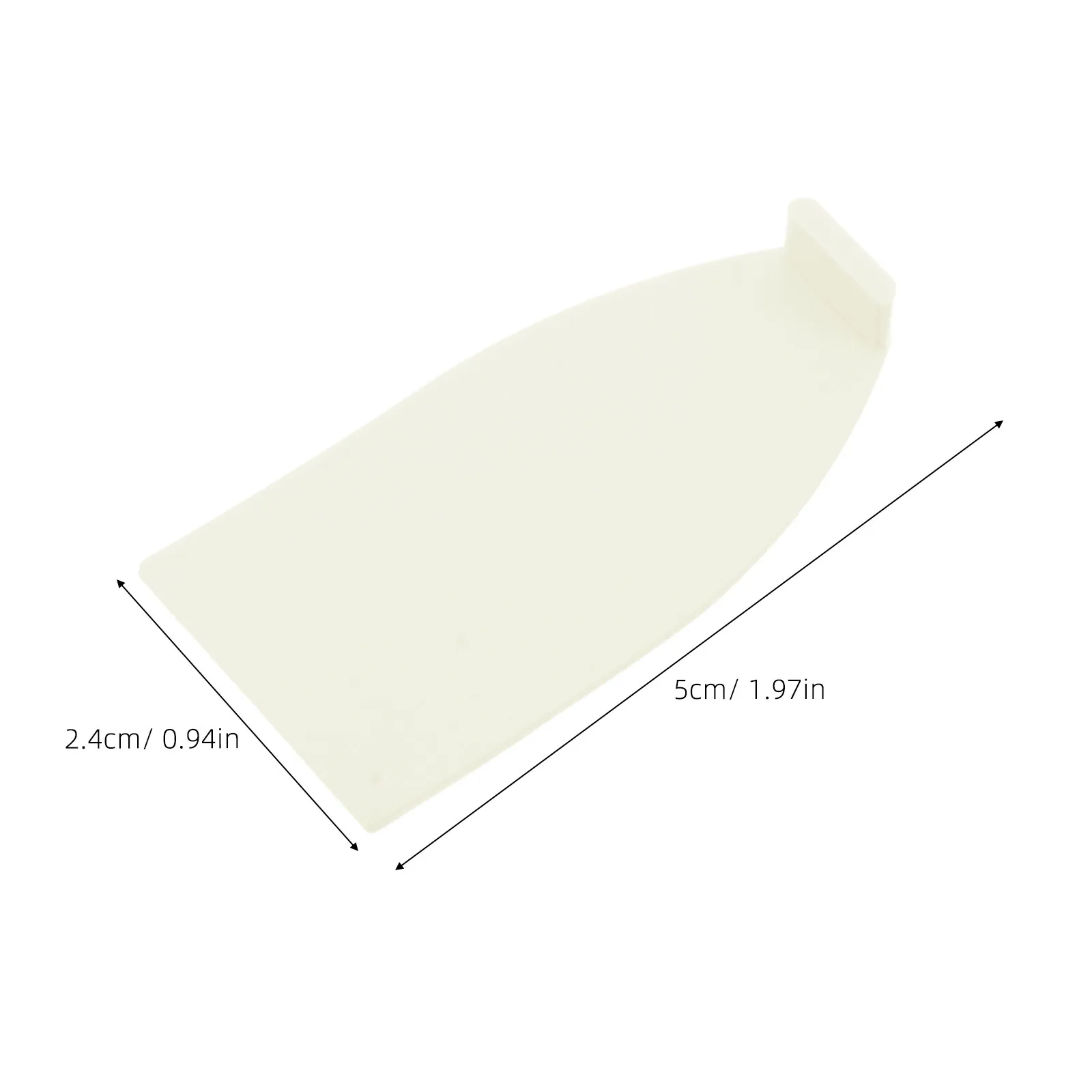 2Pcs Violin Bow Tips Pads ABS Plastic Replacement Parts for Bow Tip Protection and Enhanced Sound Quality Violin Acessories