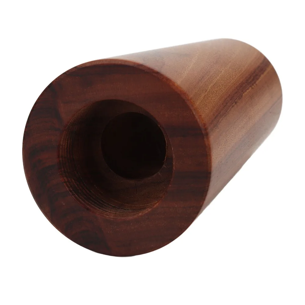 8 Pins Coffee Distribution Tool Wooden Handle Reddish Brown Espresso Distribution Tool With Base Coffee Needle Distributor