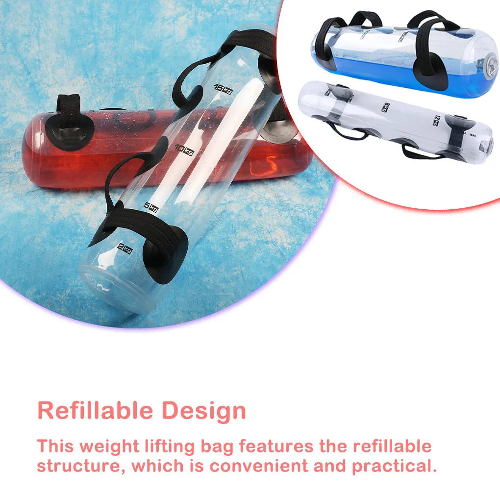 Weight Lifting Bag Exercising Accessory Body Building Fitness Water Bag Strength Training Tool Bodies Power Exerciser Type 5