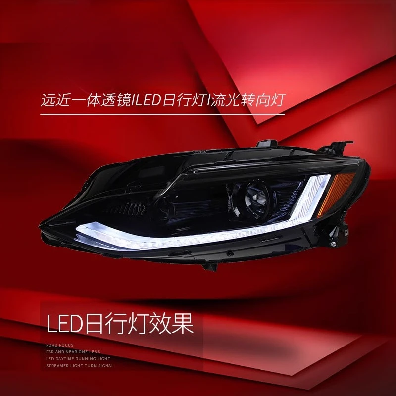 Applicable for Chevrolet 19-22  Malibu XL Headlight Assembly Modified LED Daytime Running Light Flowing Turn Signal Lens