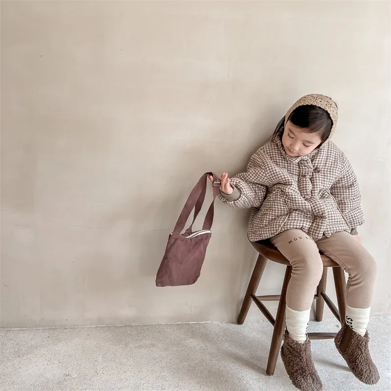 Mädchen Mantel Kinder Winter Kinder Winter koreanischen Stil mit Kaschmir gepolsterte Jacke Mädchen Wintermantel Daunen gepolsterte Jacke – Detail 18