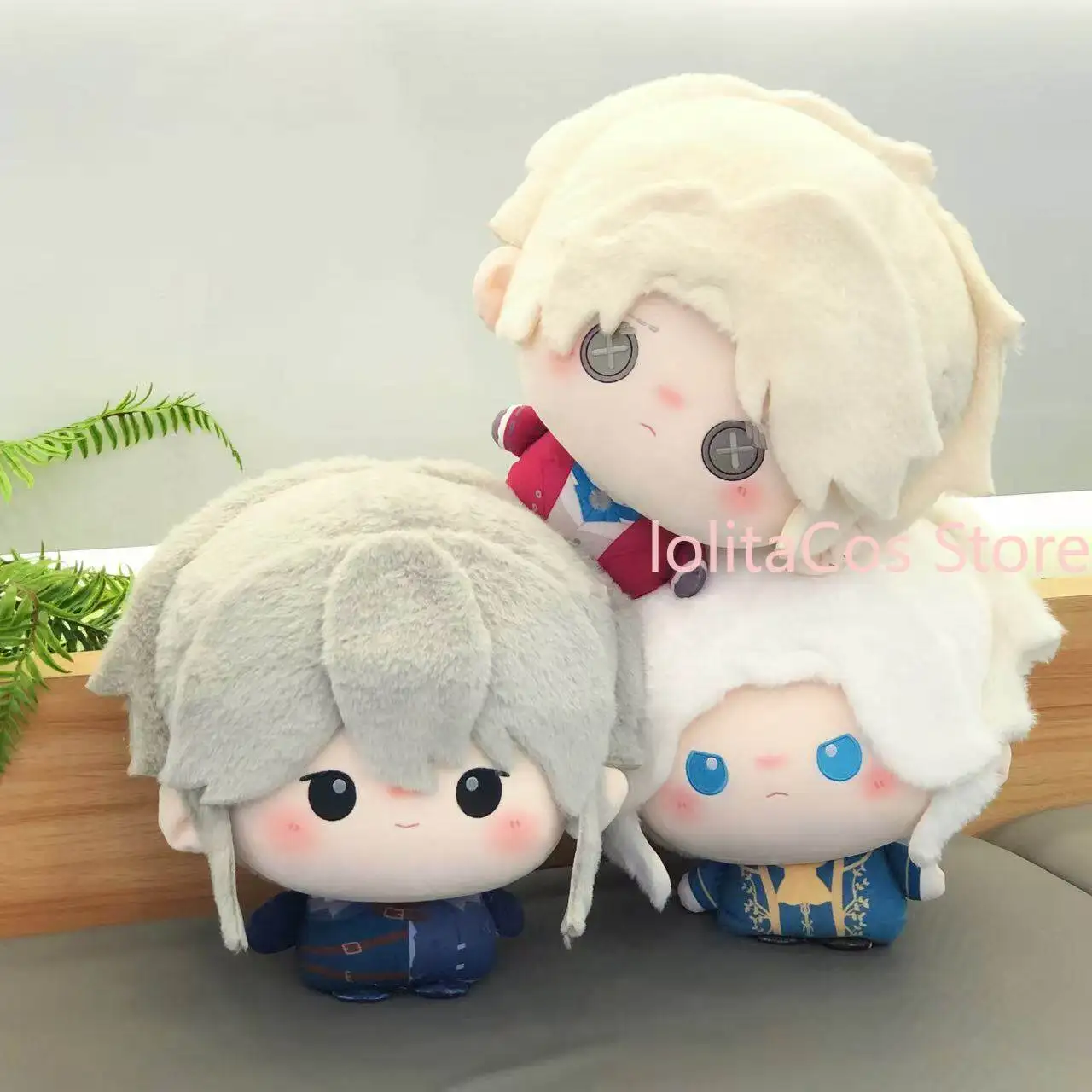 

Плюшевая кукла Identity V Джозеф Фотограф Итааква Композитор, 35 см, с большой головой, аниме-подушка для обнимания, мягкая игрушка для косплея, подарок для девочки на Рождество