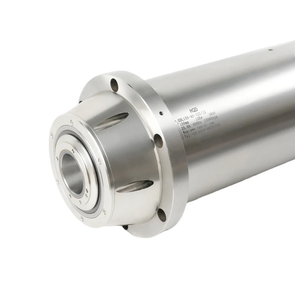 150mm 12Kw BT40 High Precision Water Cooled ATC Spindle Motor for Stone Working GDL150-40-12Z/12