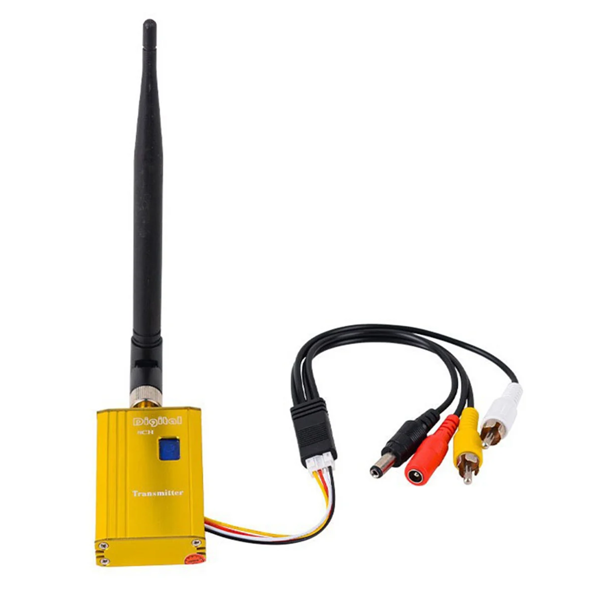 

1.2G 1.3G 1.5W FPV VTX 8CH 1500MW Audio Video Transmitter for FPV Quadcopter RC Drone