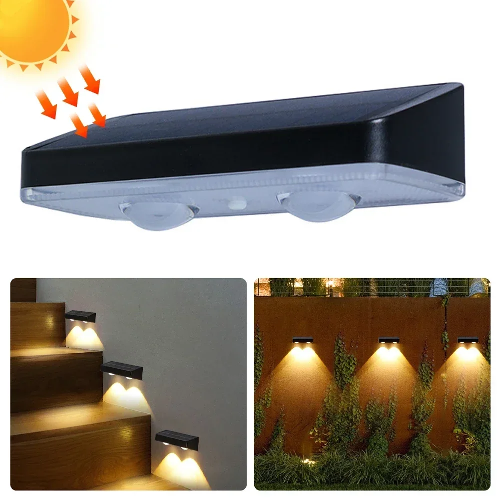 Super Bright Waterproof Solar Powered Lamps Balcony Stairs Street Lighting Outdoor Sunlight Led Lights LED Solar Garden Lights