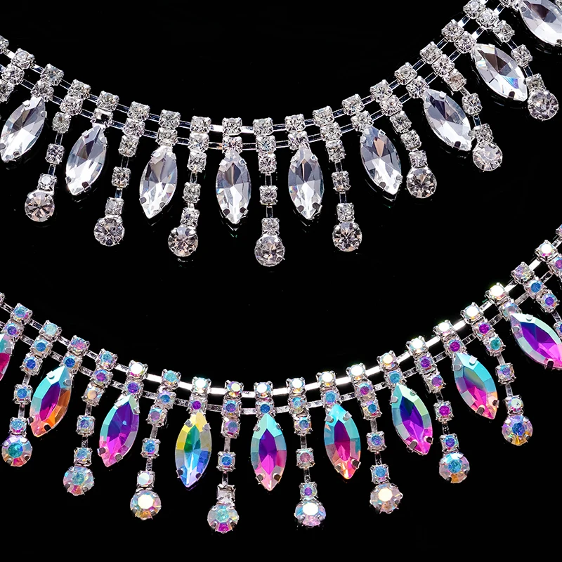 DUCRYSTAL, 1 ярд цепочки с подвеской в виде глаз лошади, декоративная цепочка