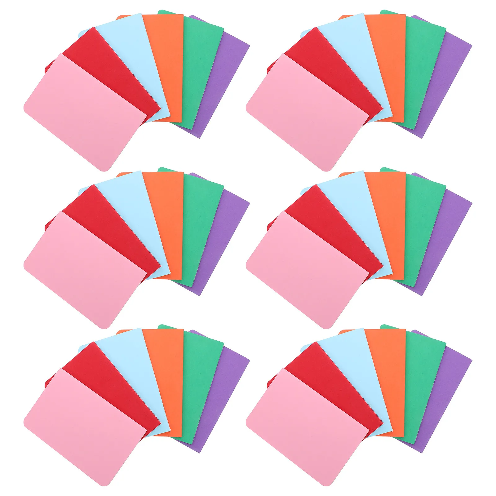 36Pcs Mini Pocket Notebook Lined Memo Notepads Bulk Small Portable Travel Writing Journal Notepad Set Office School Supplies