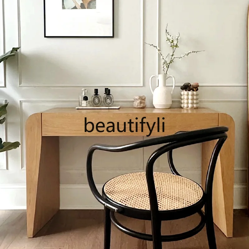 

Nordic medieval entrance platform is simple and modern, entrance table, entrance table