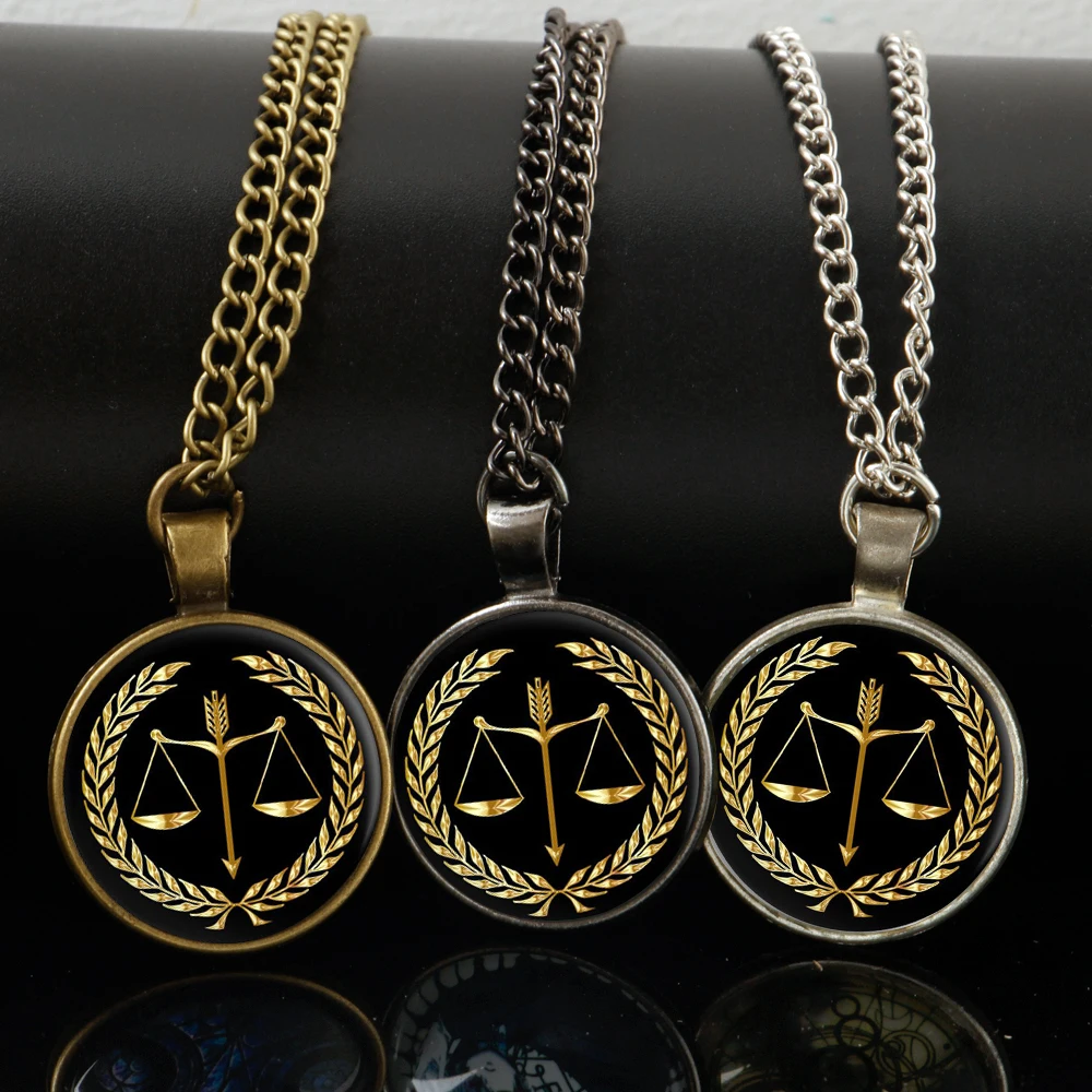 Delicate High Grade Pocket Watch Gift Set With Box Equity Justice Balance Design Necklace Clock Accessories For Gifts