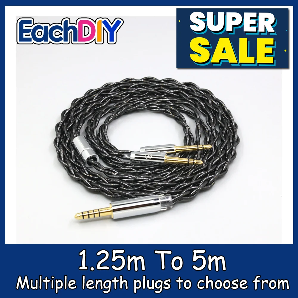 

99% Pure Silver Palladium Graphene Floating Gold Cable For Final Audio D8000 AFDS pro Design Pandora Hope vi Yamaha LN008776