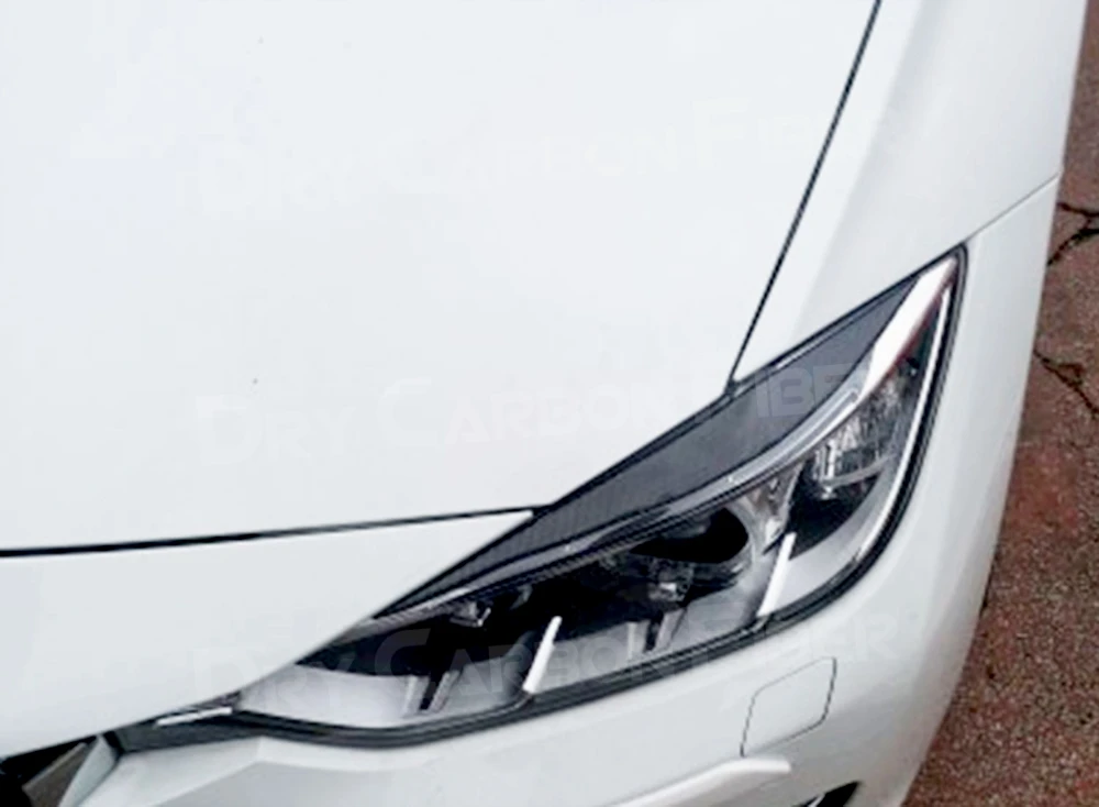 

2 PCS 4 Series Carbon Fiber Front HeadLamp Eyelids Eyebrows Trims Sticker for BMW F32 F33 F36 F82 F83 Car Styling
