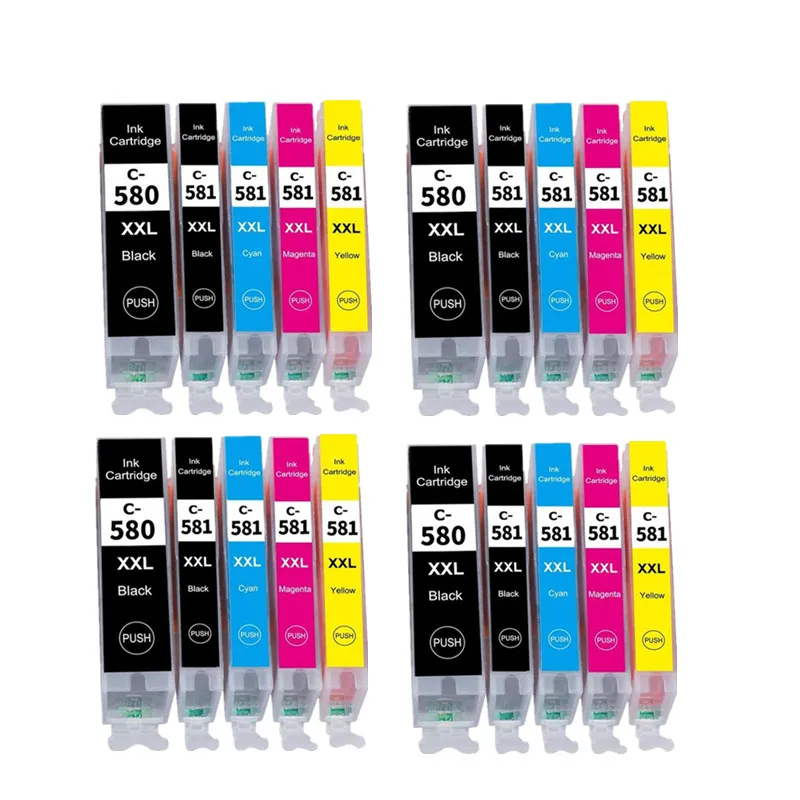 For Canon 580 581 PGI-580 CLI-581 PGI580 580XL ink cartridge For Canon PIXMA TR7550 TR8550 TR 7550 TS6150 TS6151 TS 6150 printer