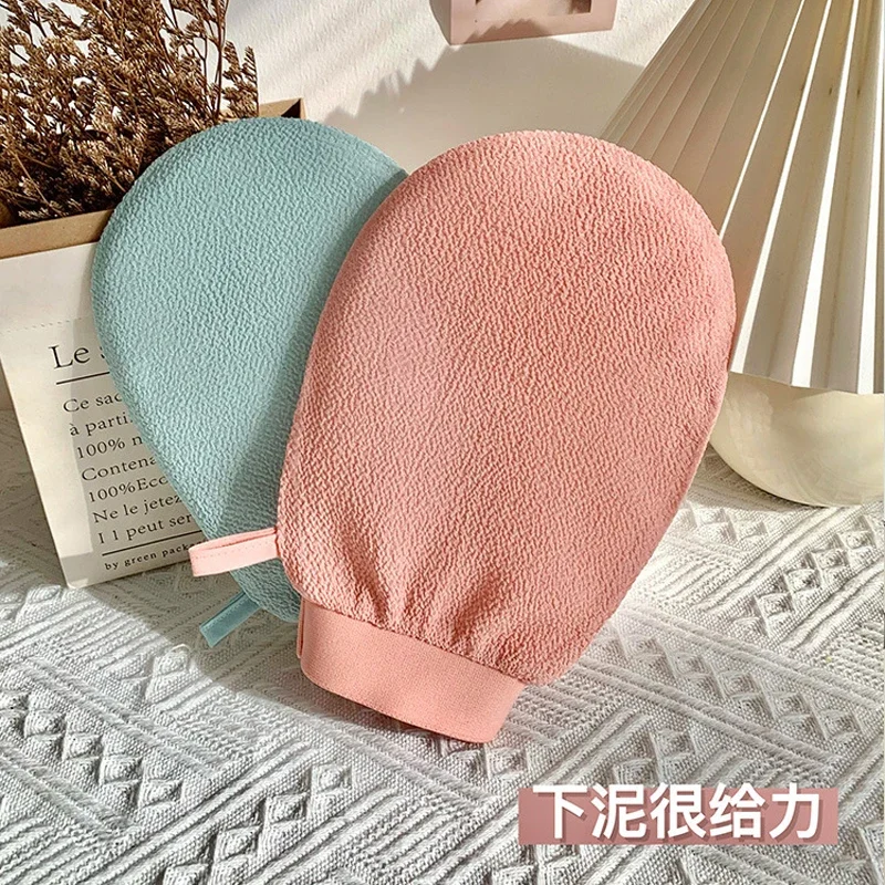 1Pc Hot Moroccan Hammam Exfoliating Mitt Kessa Scrub Glove Preparation Durable Shower Scrub Gloves Body Facial Tan Massage Mitt