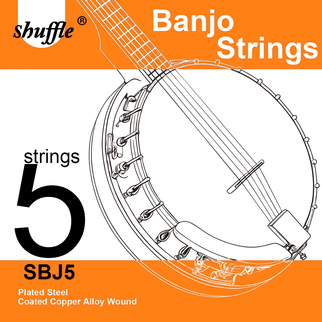Shuffle 4/5/11/12 String/Set Banjo Mandolin Oud Strings Silver Plated Copper Alloy String Categories Professional Durable Parts