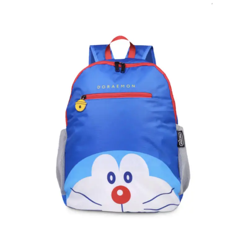 Doraemon Large Capacity Outdoor Leisure Sports Folding Backpack Cartoon Travel Multi Layer Zipper Bag Multi Functional Mommy Bag