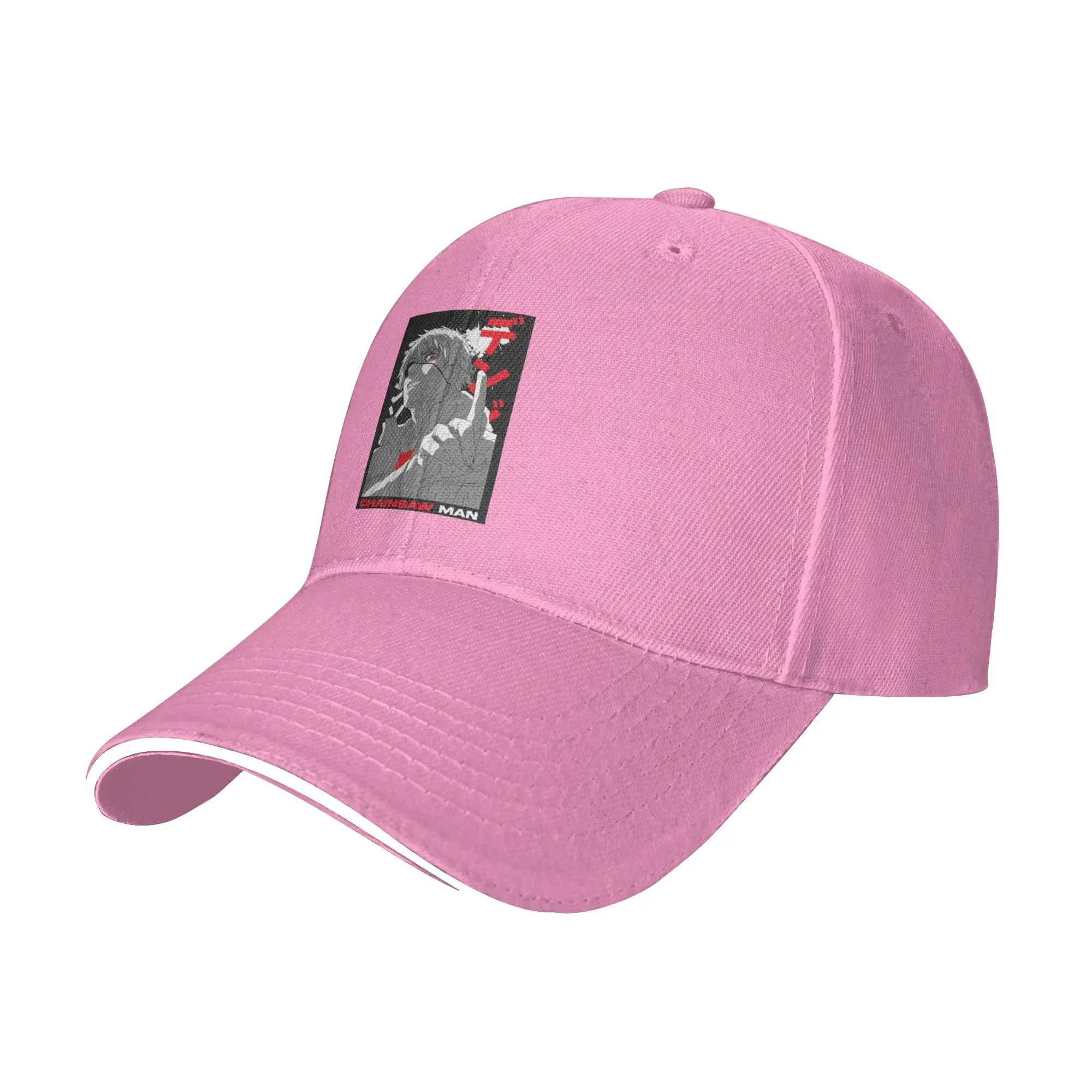 Anime Chainsaw Man Devil Cap Casual Baseball Caps Adjustable Hat Hip Hop Summer Unisex Baseball Hats Customizable