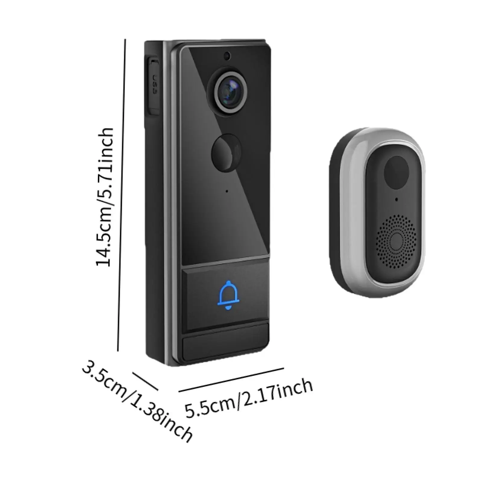 720P Video Türklingel Kamera Zubehör Professionelle Zwei-Wege-Audio Home