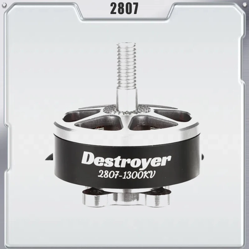 

Cosmicrc Destyoyer 2807 1300 kv/1700kv 3-6s бесщеточный двигатель для FPV Freestyle 7-дюймовый дрон LR7 на большие расстояния DIY Запчасти