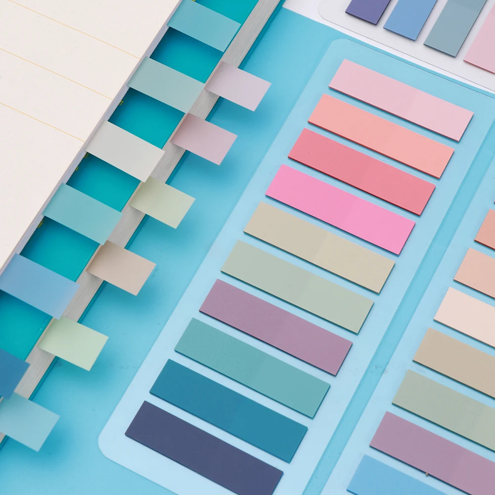 透明な粘着性のあるメモ、ファイルの分類、ノートブック、ストリップ、インデックスタブ、ブックマークフラグ、学生、1900個のページマーカー