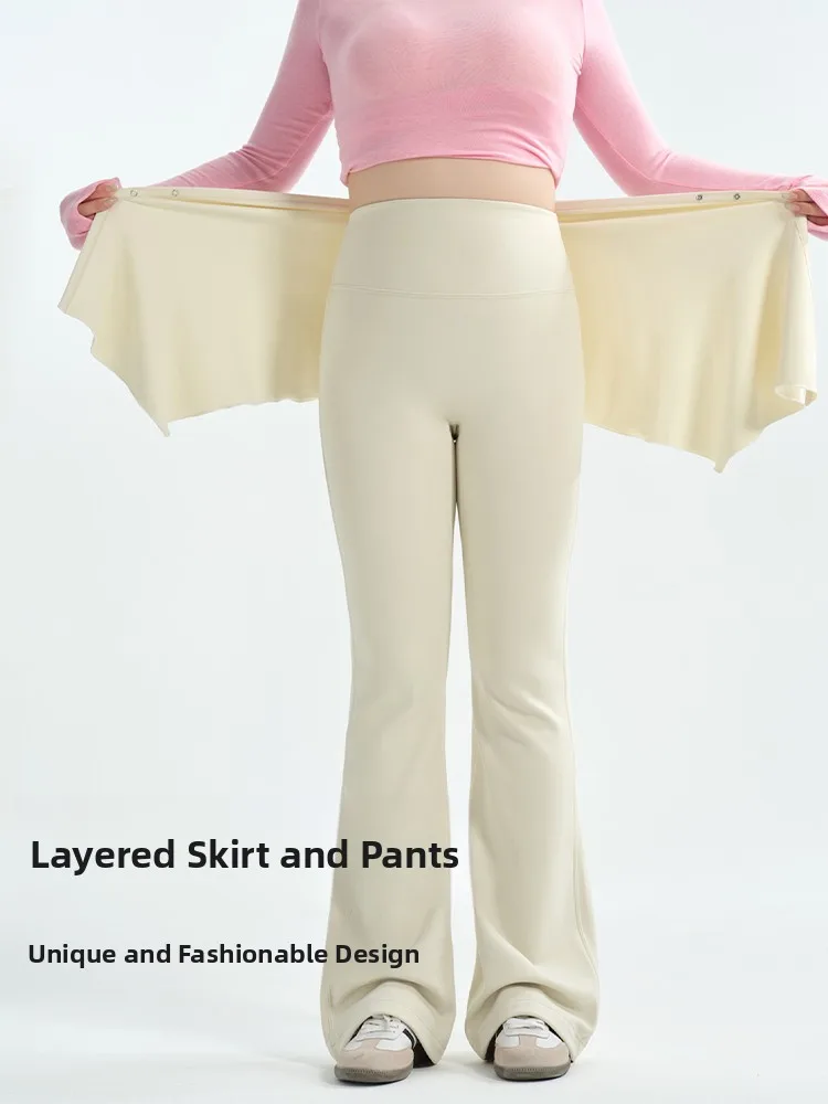 Afneembare tweedelige Arkskin yogabroek Hoge taille Lange broek Fitn Grote maten Bovenkleding Anti-licht Geen gênant...