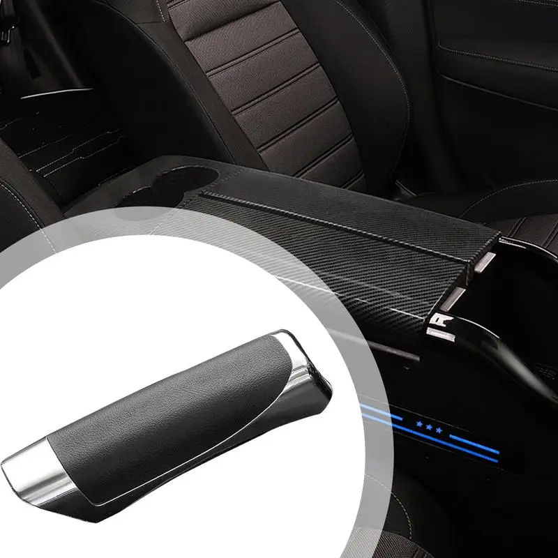 Car Handbrake Cover Auto Handbrake Grip Cover Handbrake Grip Decoration Anti-Slip Auto Handbrake Shifter Protector For Most Cars