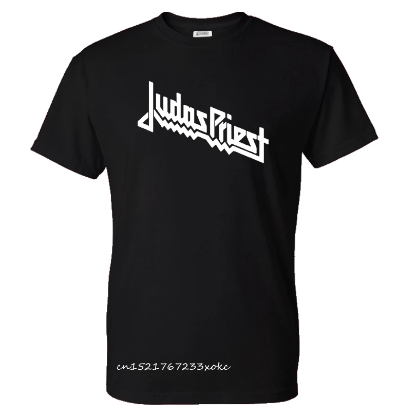 Judas Priest Printed T-Shirt Famous Music Band Streetwear Men 100% Cotton Tshirt Heavy Metal T Shirt Sports Tops Clothing