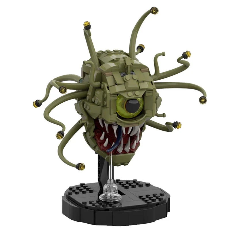 

MOC DIY Dungeonsed-Beholders/Demo Cannibal Monster, комплект строительных блоков, робот, игровой персонаж, кирпич-монстр, детская игрушка на день рождения, подарок