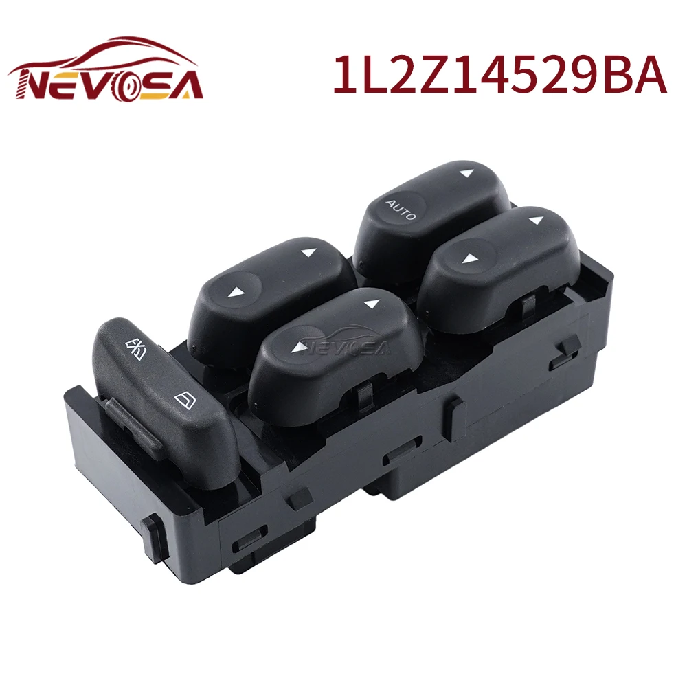 

NEVOSA 1L2Z14529BA Front Left For Ford F-350 Mercury Mountaineer 1L2Z-14529-BA Power Window Control Master Lifter Switch