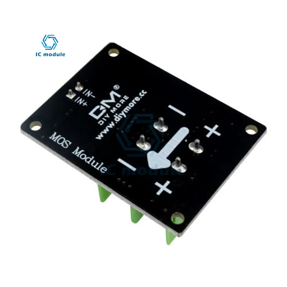 3V 5V Low Control High Voltage 12V 24V 36V Switch Mosfet Module for Arduino Connect IO MCU PWM Control Motor Speed 22A