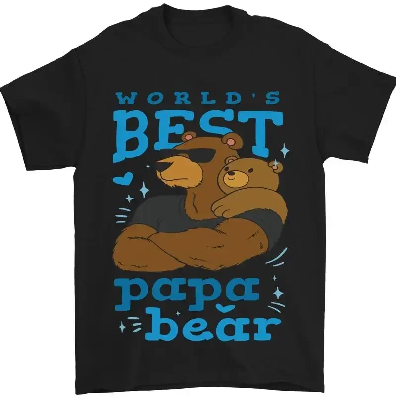 La Mejor Camiseta De Papá Oso Para El Día Del Padre 100% Algodón T shirt