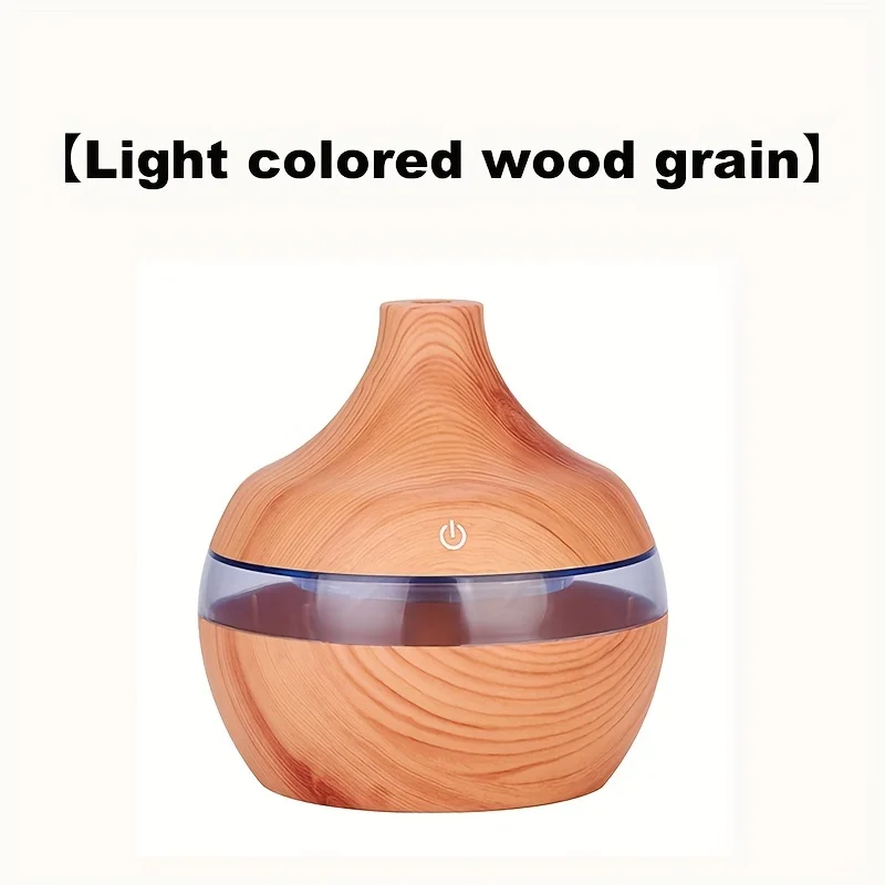 1 قطعة 300 ملليUSB الهواء المرطب ناشر رائحة ضباب الخشب الحبوب النفط الروائح الناشر مع 7 مصباح ليد للسيارة المنزل مكتب