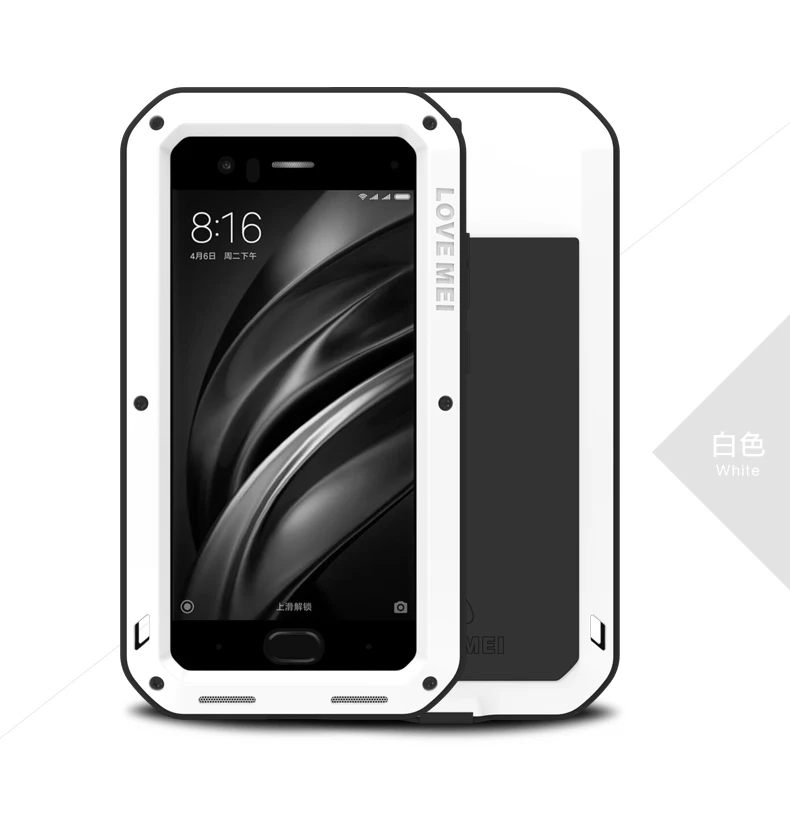 Original Love Mei Powerful Case For Xiaomi Mi 13 11 6 10 Pro Mi13 Mi11 Waterproof Shockproof Aluminum Case Cover For Xiaomi Mi