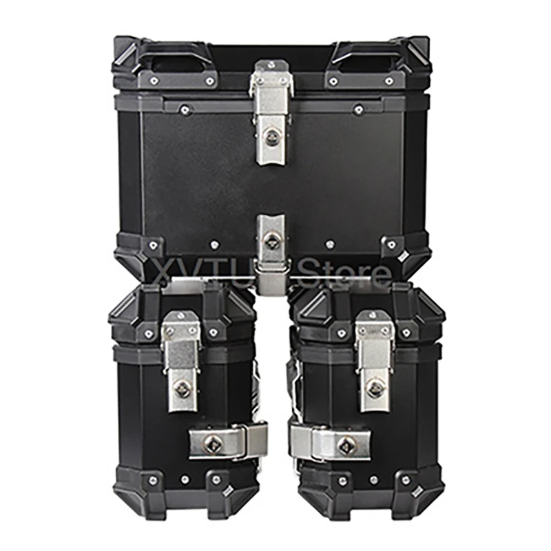 

Universal Aluminum Motorcycle Side Box PG-1 Anti-Fall Travel Storage Rear Luggage Toolbox with 18L 36L 45L Capacity Options