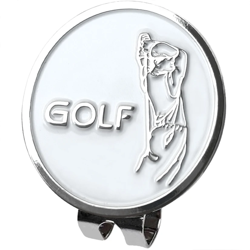 Golf Ball Marker With Magnetic Hat Clip Humanoid Pattern Funny Great Golf Gifts Golf Accessories For Men Women Golfers Unique