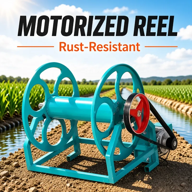 Automatic Hose Reel Winder Labor Saving Coiling Machine for Farm Irrigation Water Spraying Garden Hose Management