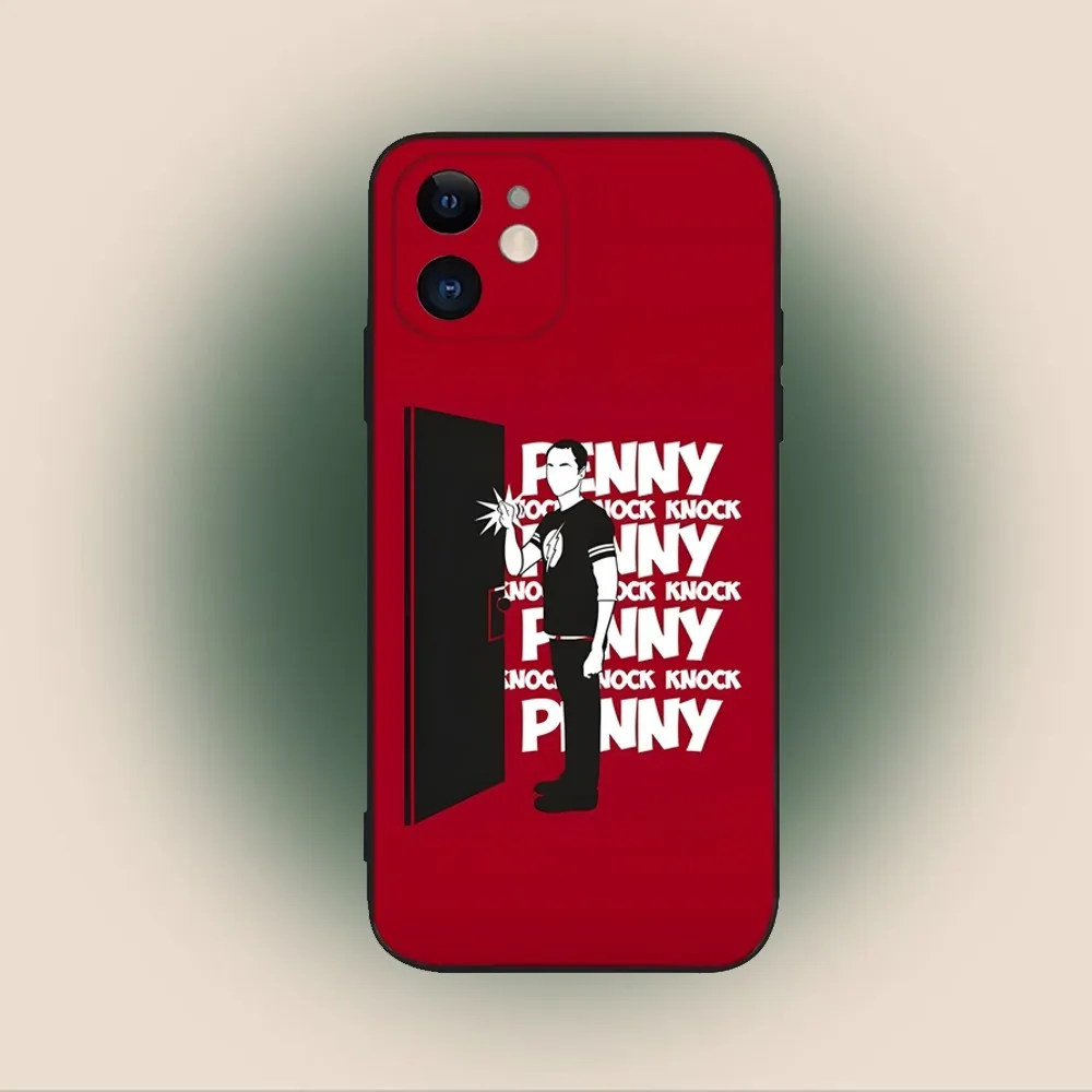 TBBT The Big Bang Theoryเคสโทรศัพท์สําหรับiPhone 15,14,13,12,11,Plus,Pro Max,XS,X,X,XR,SE,Mini,8,7 ซิลิโคนนุ่มปกสีดํา