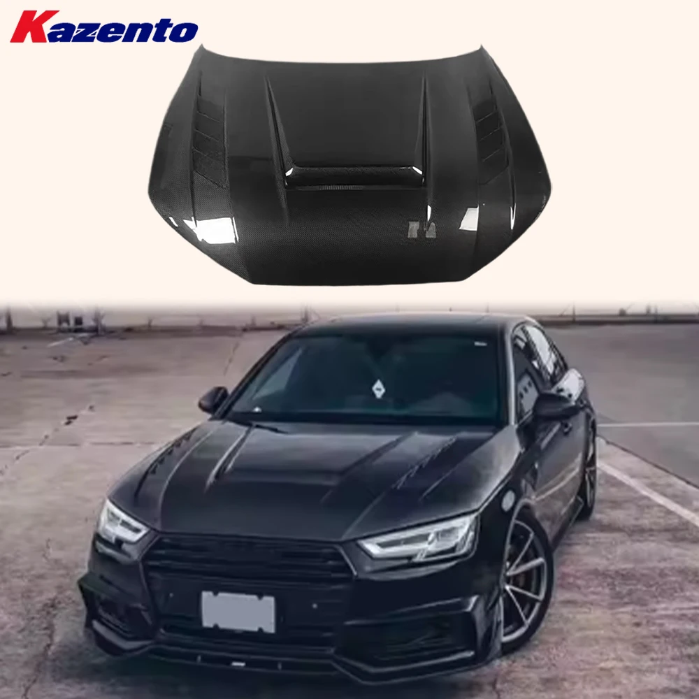For Audi A4 S4 RS4 B9 2017-2019 Carbon Fiber ADL Style Front Vented Cooling Hood( Ocean freight is favorable, welcome to inqury)