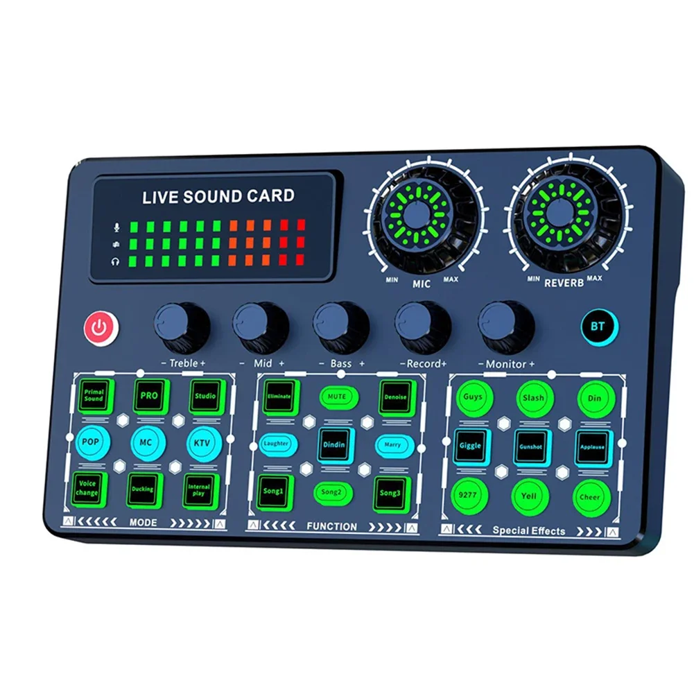 

Портативный звуковой микшер с беспроводной связью, идеально подходящий для подкастинга, стриминга и игровых приложений