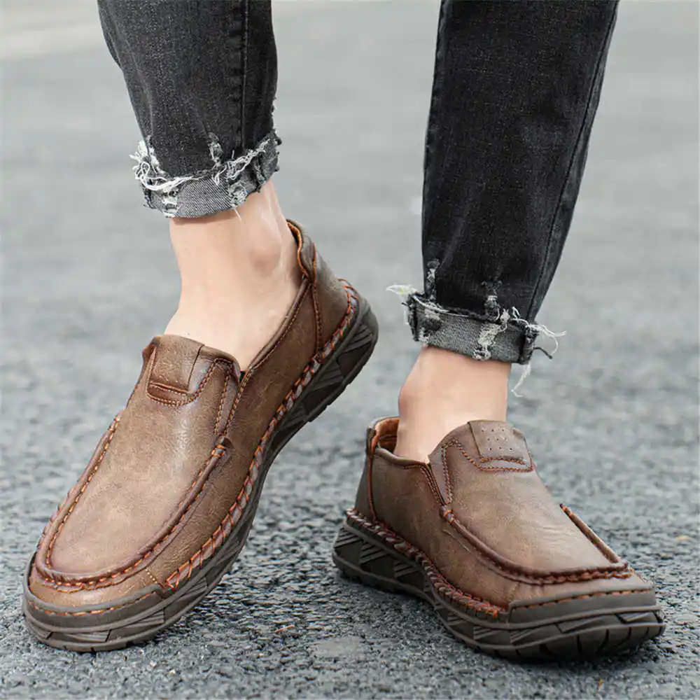 Slipon 39-40 Men's Sneakers Shoes Original Woven Designer Men Sneakers For Guys Sport Original Industrial Sewing Snaeker