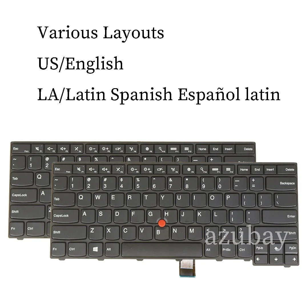 Teclado portátil para Lenovo, Thinkpad T440, 04Y0865, 00HW879, 04Y0827, 04Y2729, 04Y2766, 0C02258, CS13T-LAS, 0C02218, 00HW906, EUA, LA, Espanhol