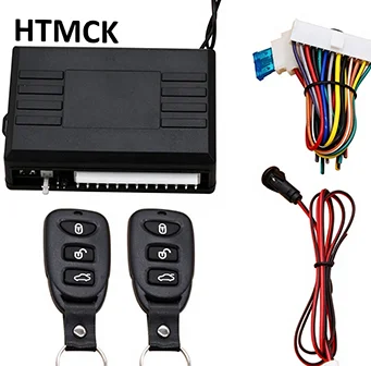 HTMCK Car Remote Central Door Lock Keyless Control Kit Alarm System Remote Control