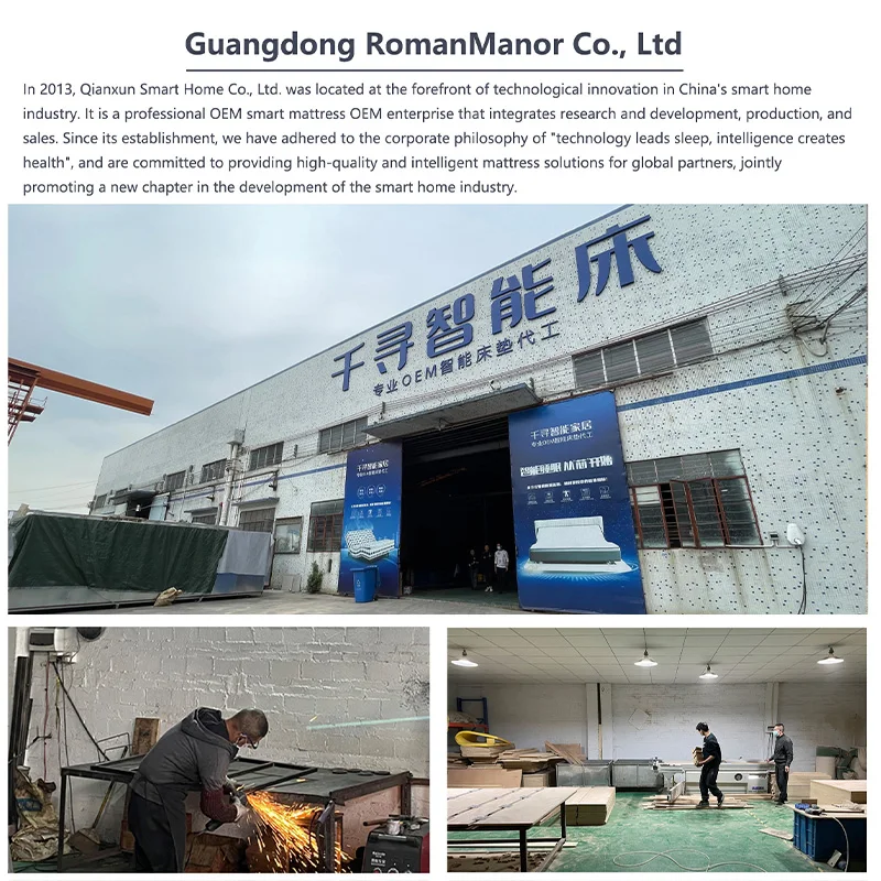 إطار سرير ذكي متعدد الوظائف مع جهاز تحكم عن بعد بحجم كينغ وإطار سرير معدني مقسم وإطار سرير قابل للتعديل لكبار السن